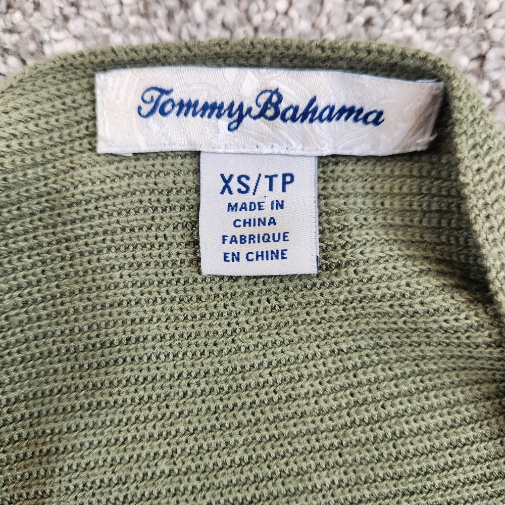 Tommy Bahama sweater women‎ Size XS Green casual - Picture 3 of 4